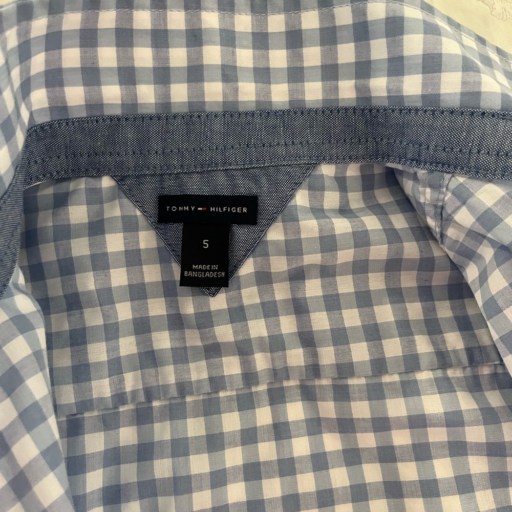 Tommy Hilfiger Blue Casual Button Down Shirt